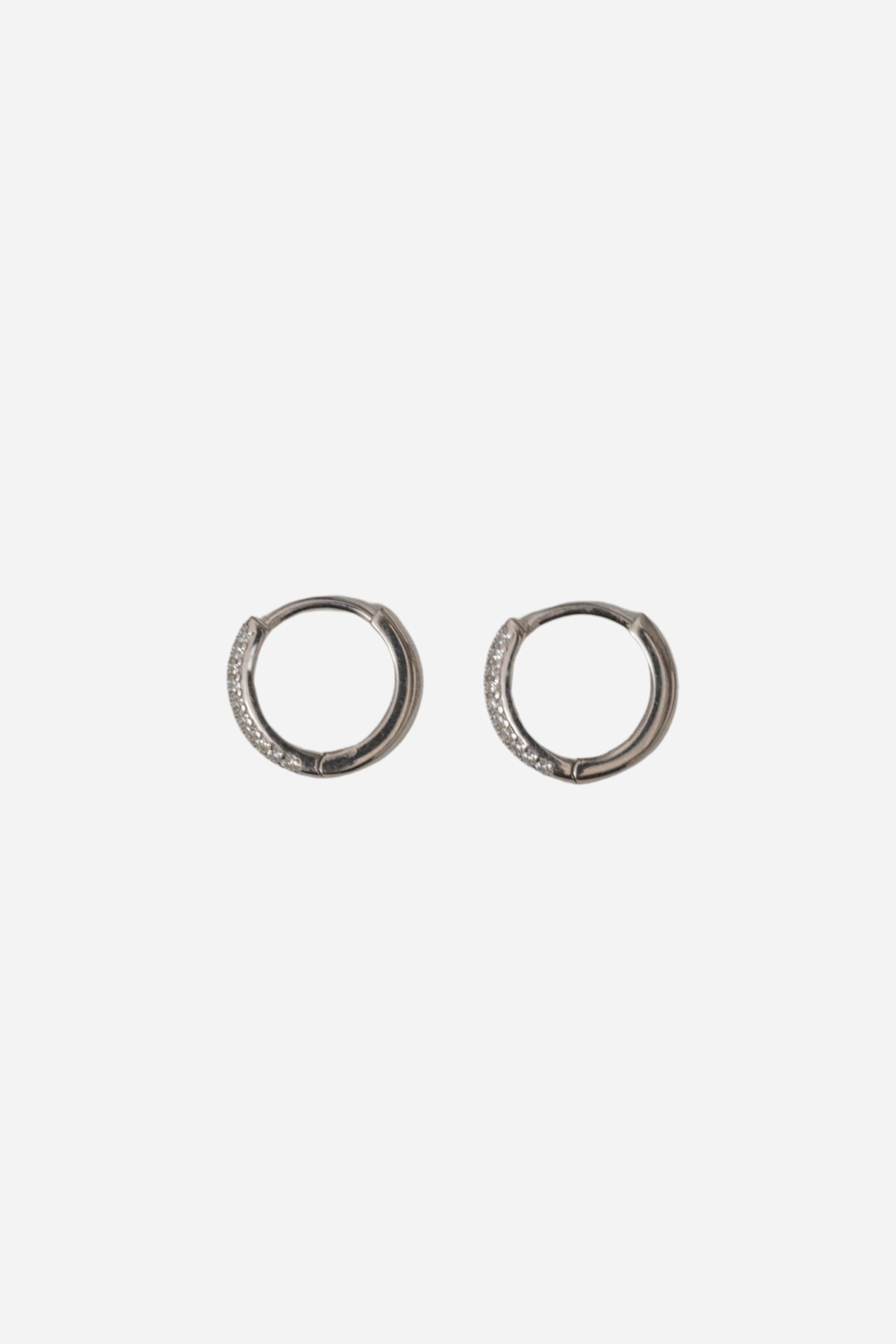 Deux Line Bijou Hoop Pierce | Silver