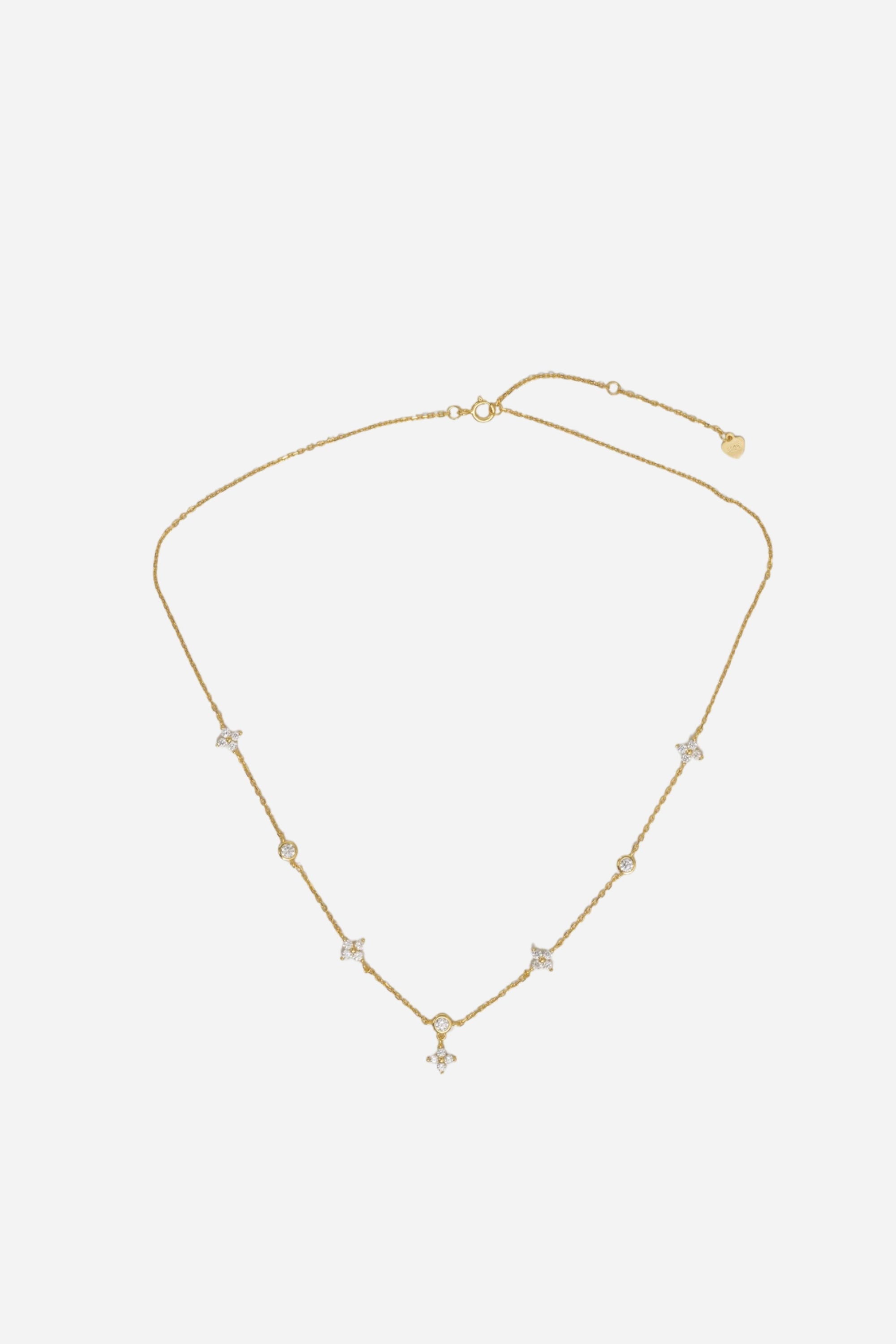 Clover Chain Necklace | Gold