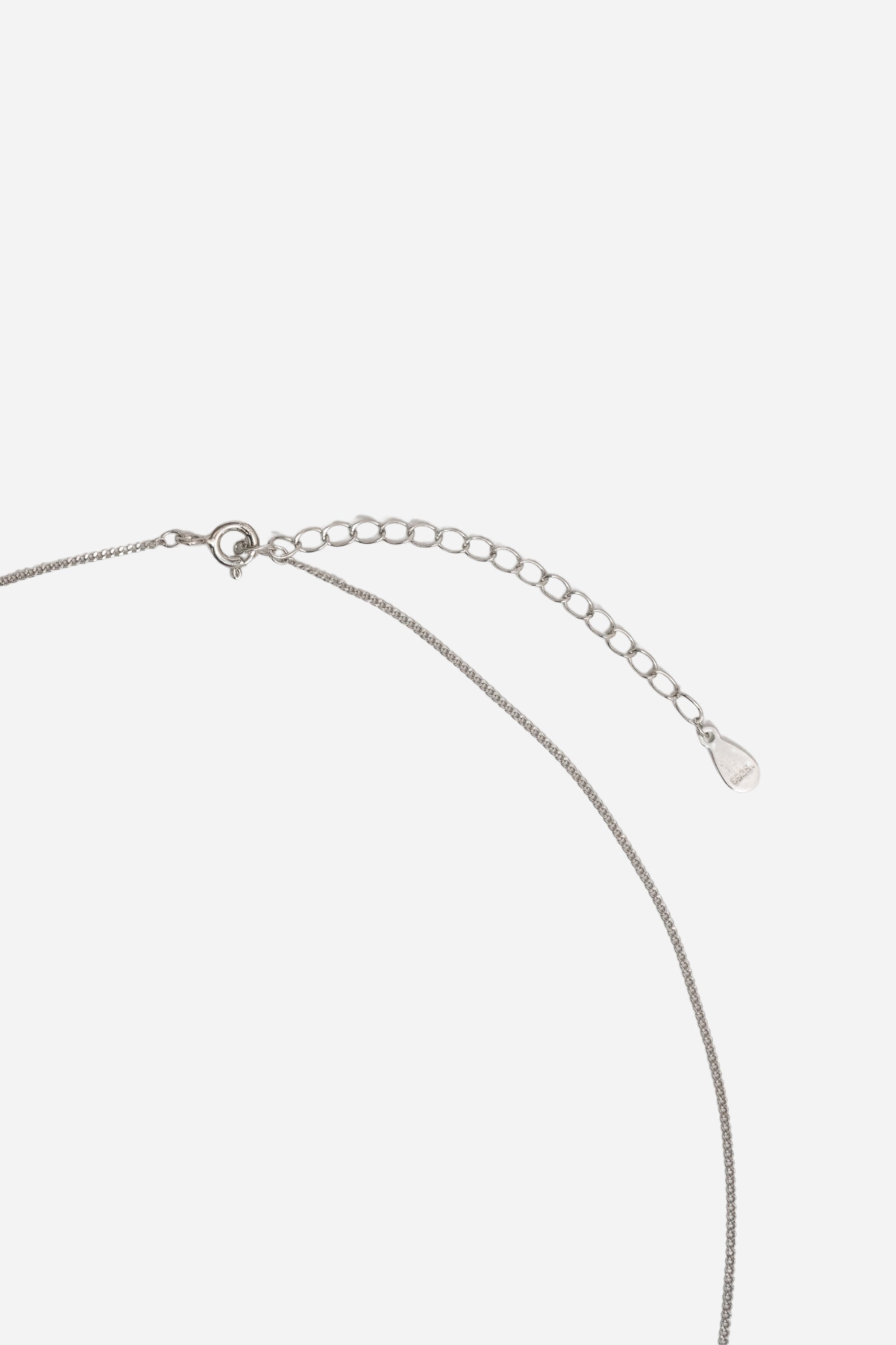 Egg Pearl Necklace | Silver