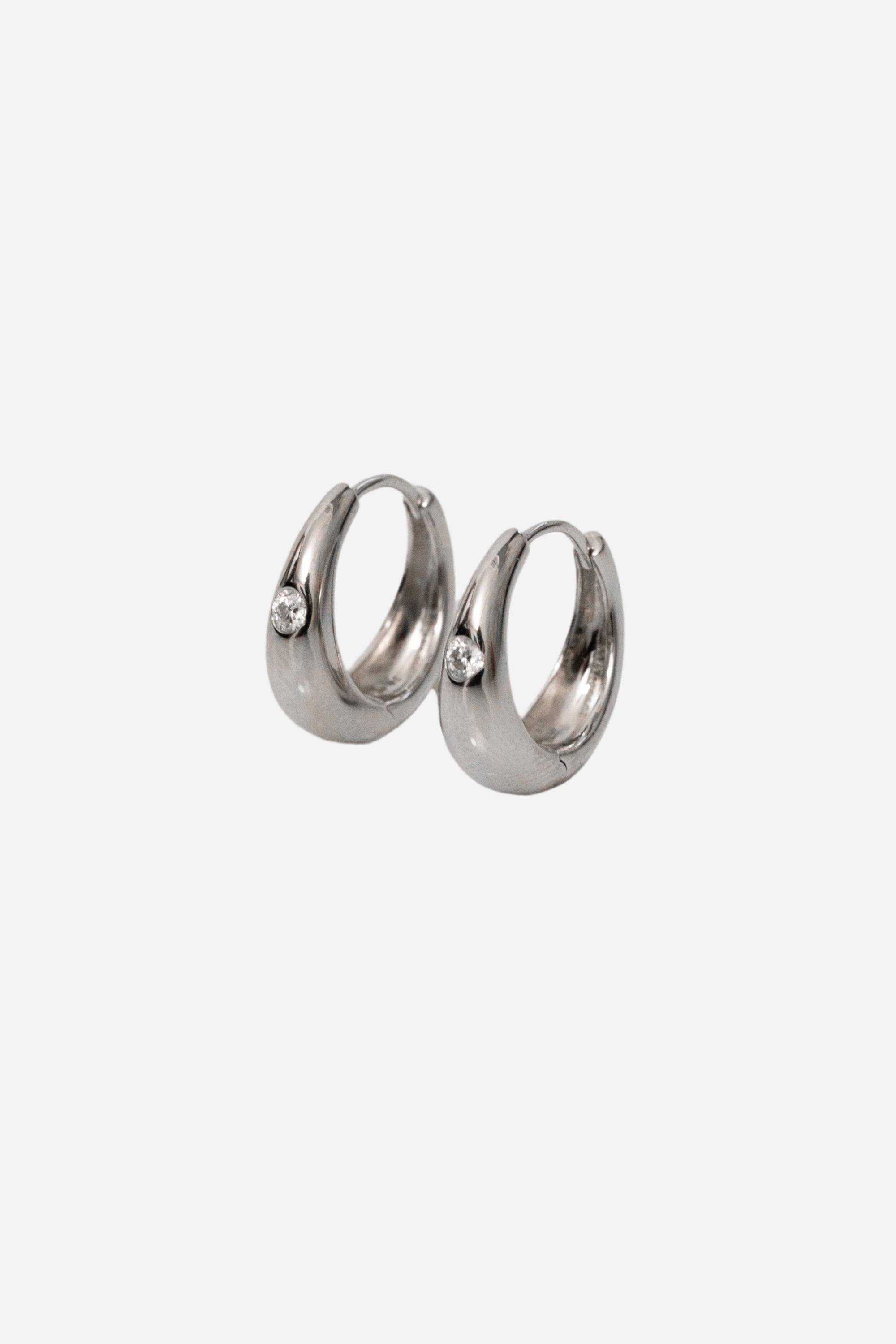 Drop Hoop Bijou Pierce | Silver