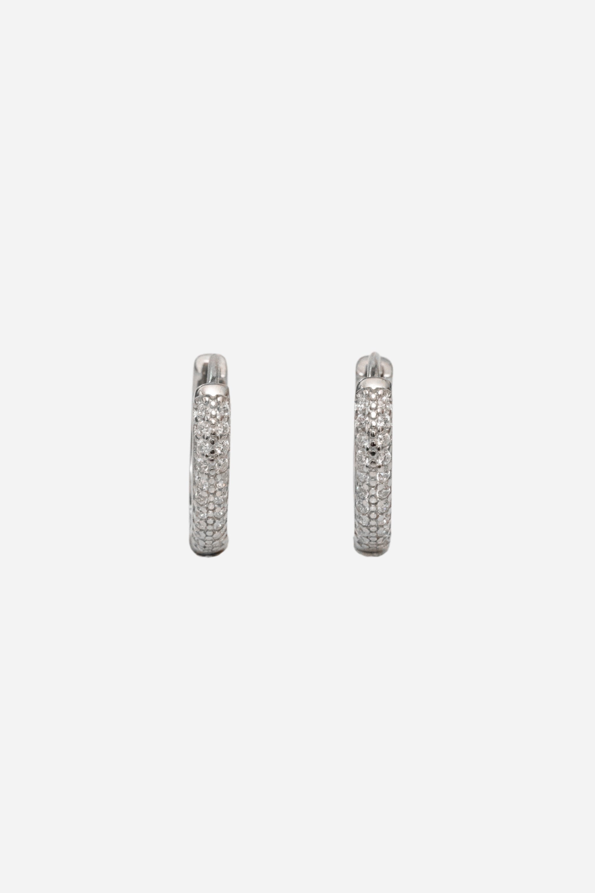 Deux Line Bijou Hoop Pierce | Silver