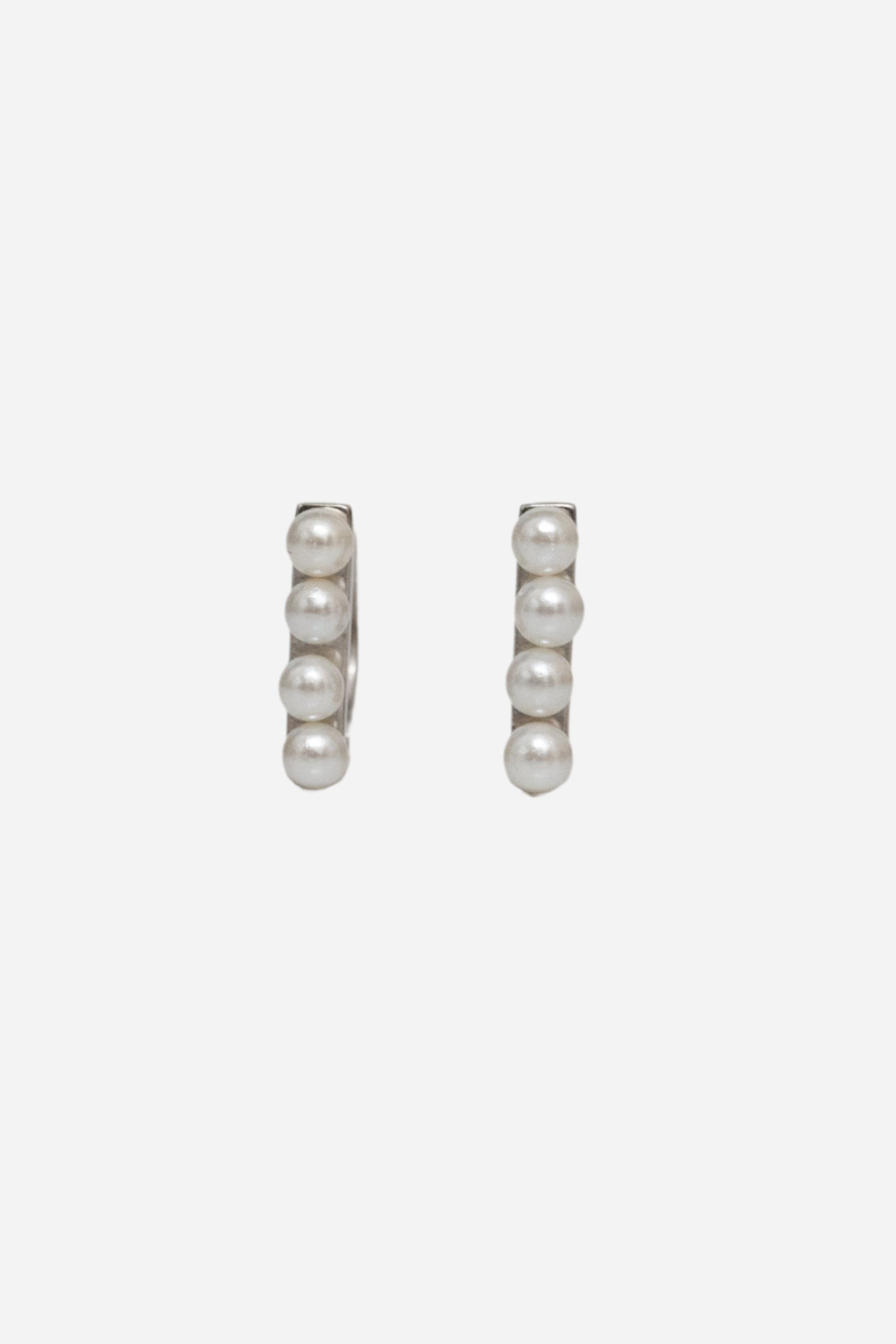 Pearl Lane Hoop Pierce | Silver
