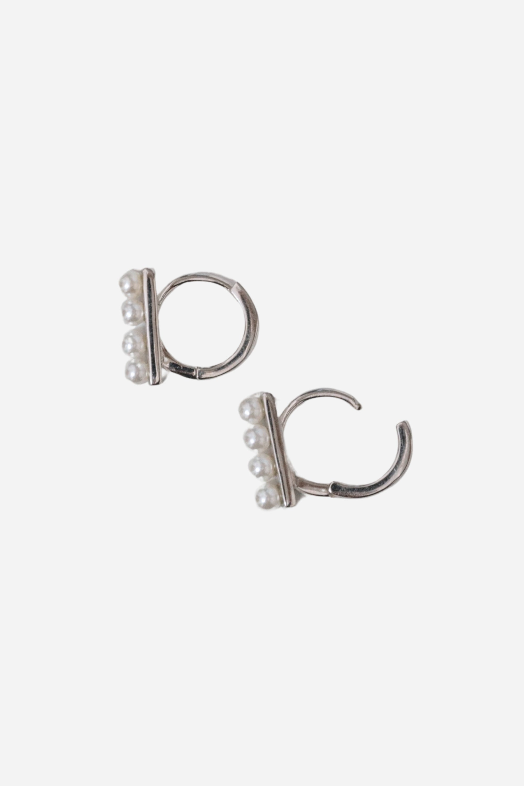 Pearl Lane Hoop Pierce | Silver