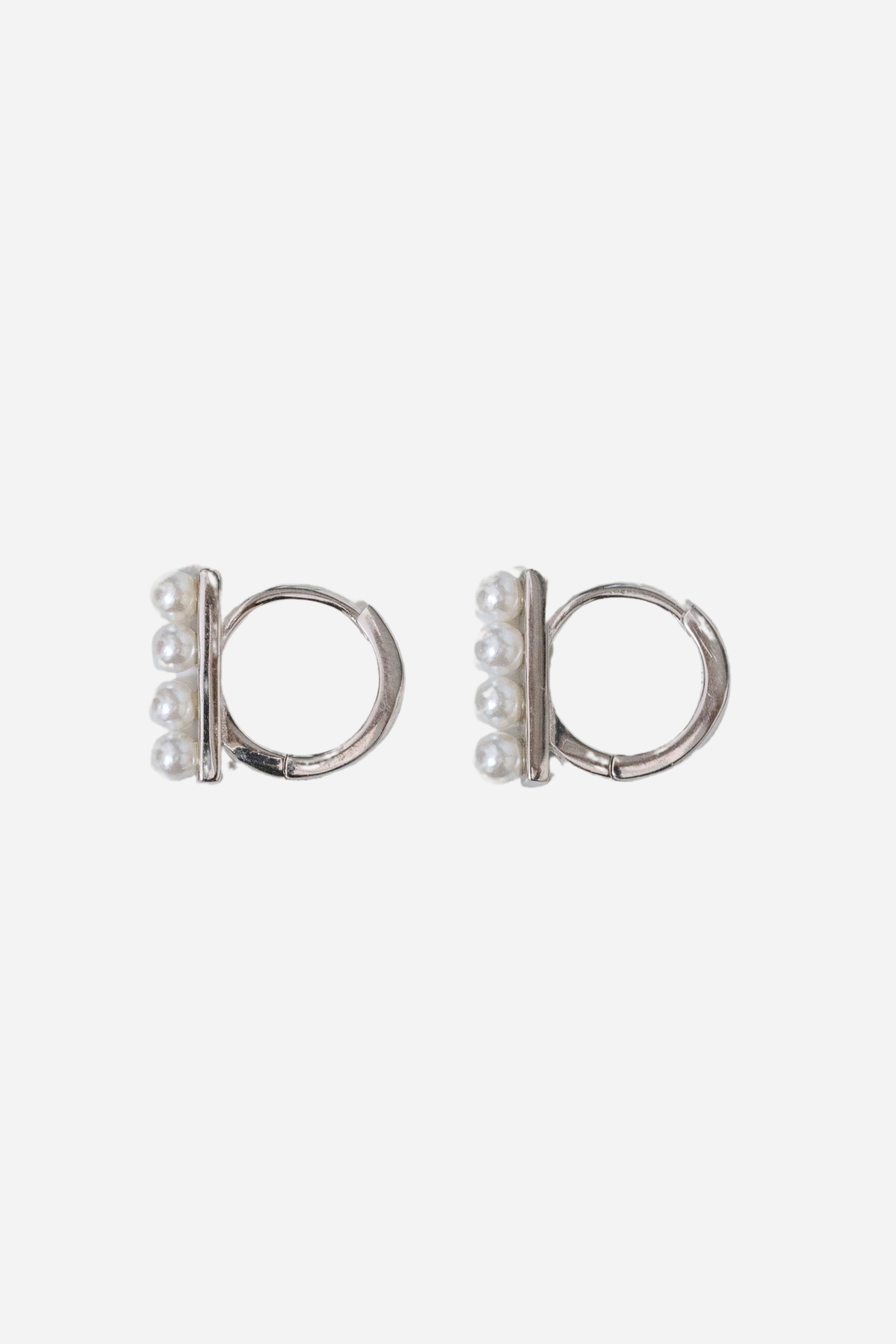 Pearl Lane Hoop Pierce | Silver