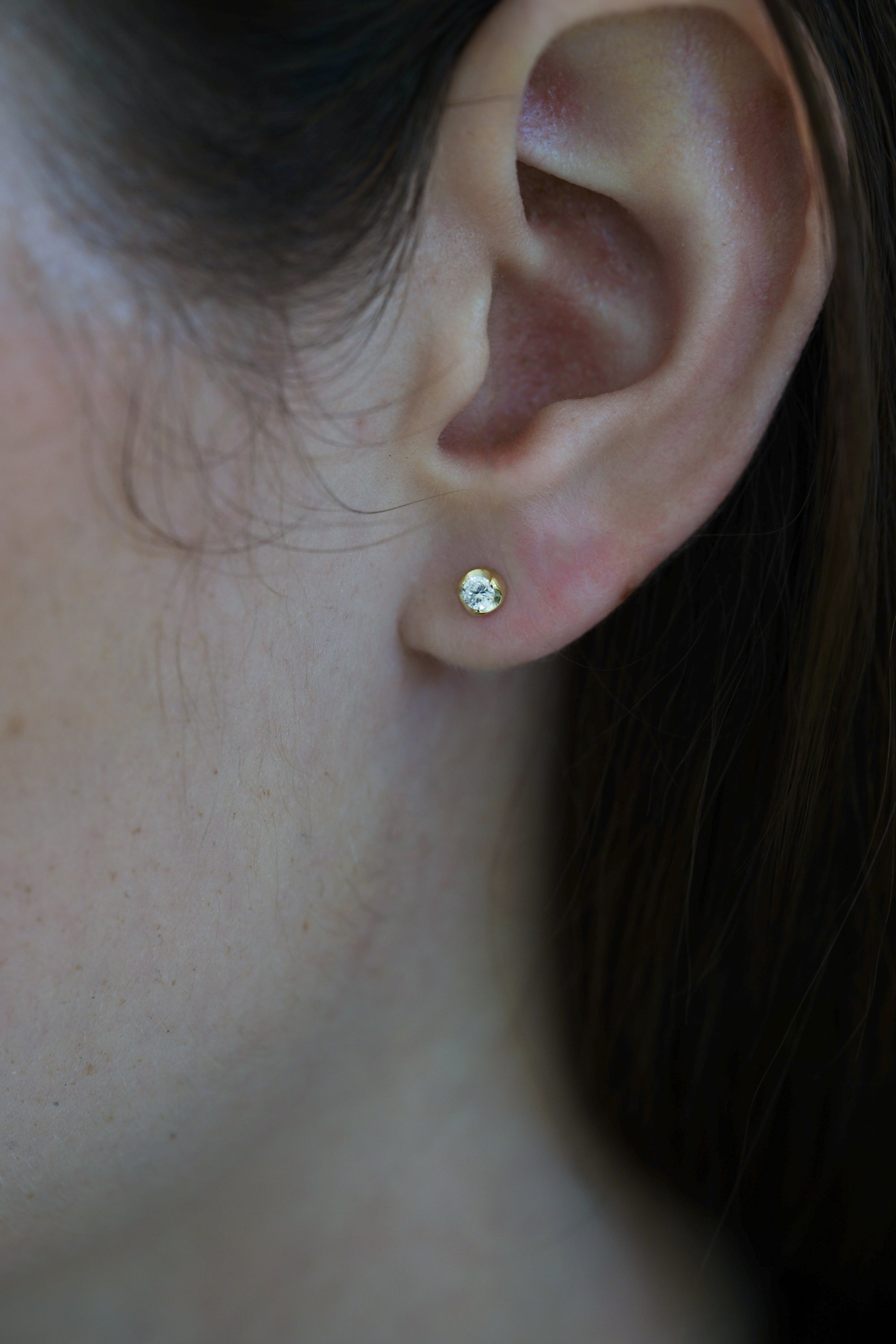 Mini Deformation Pierce | Gold