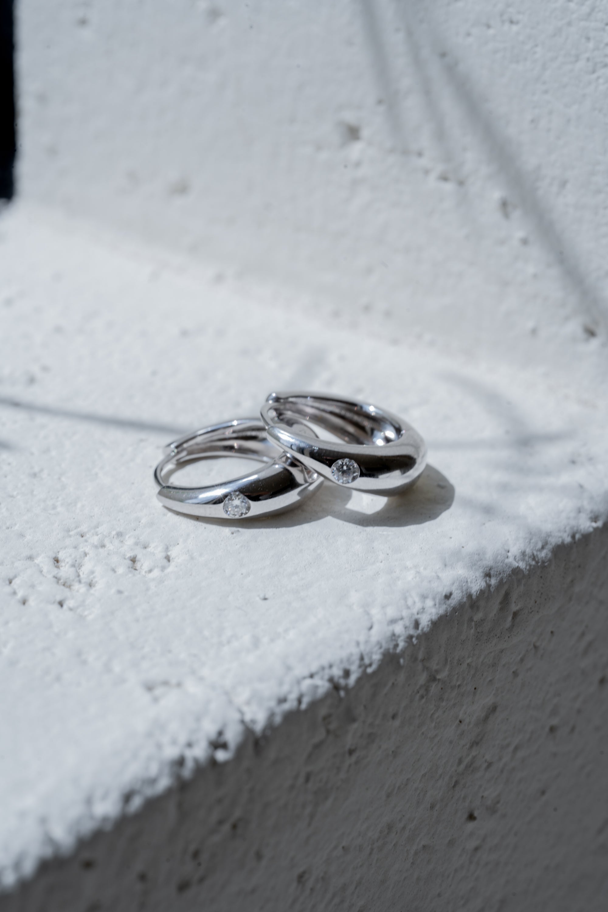 Drop Hoop Bijou Pierce | Silver