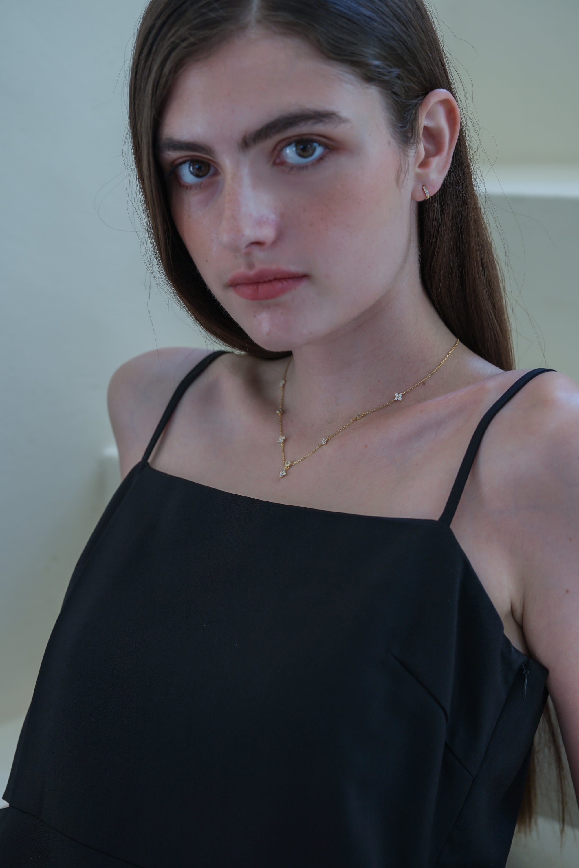 Clover Chain Necklace | Gold