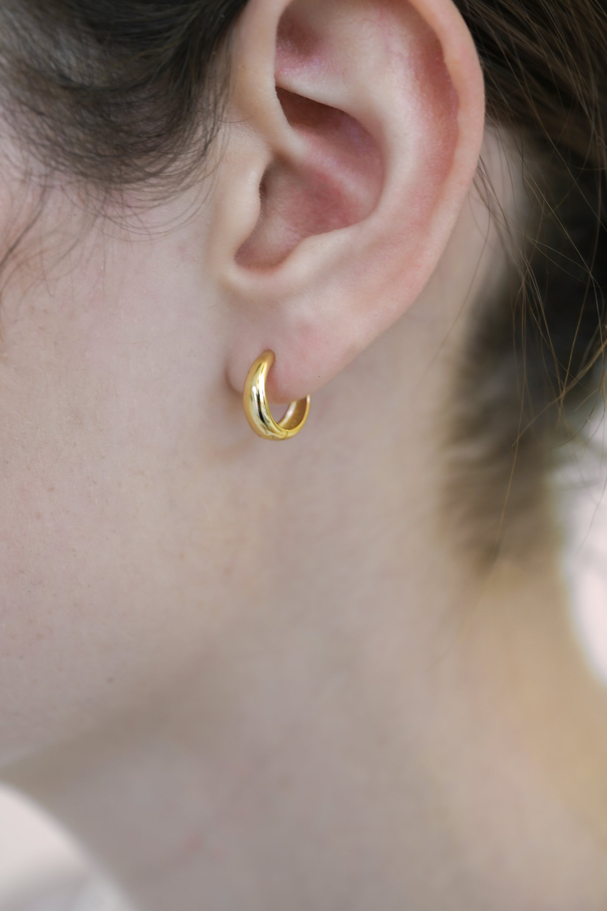 Luna Hoop Pierce | Gold