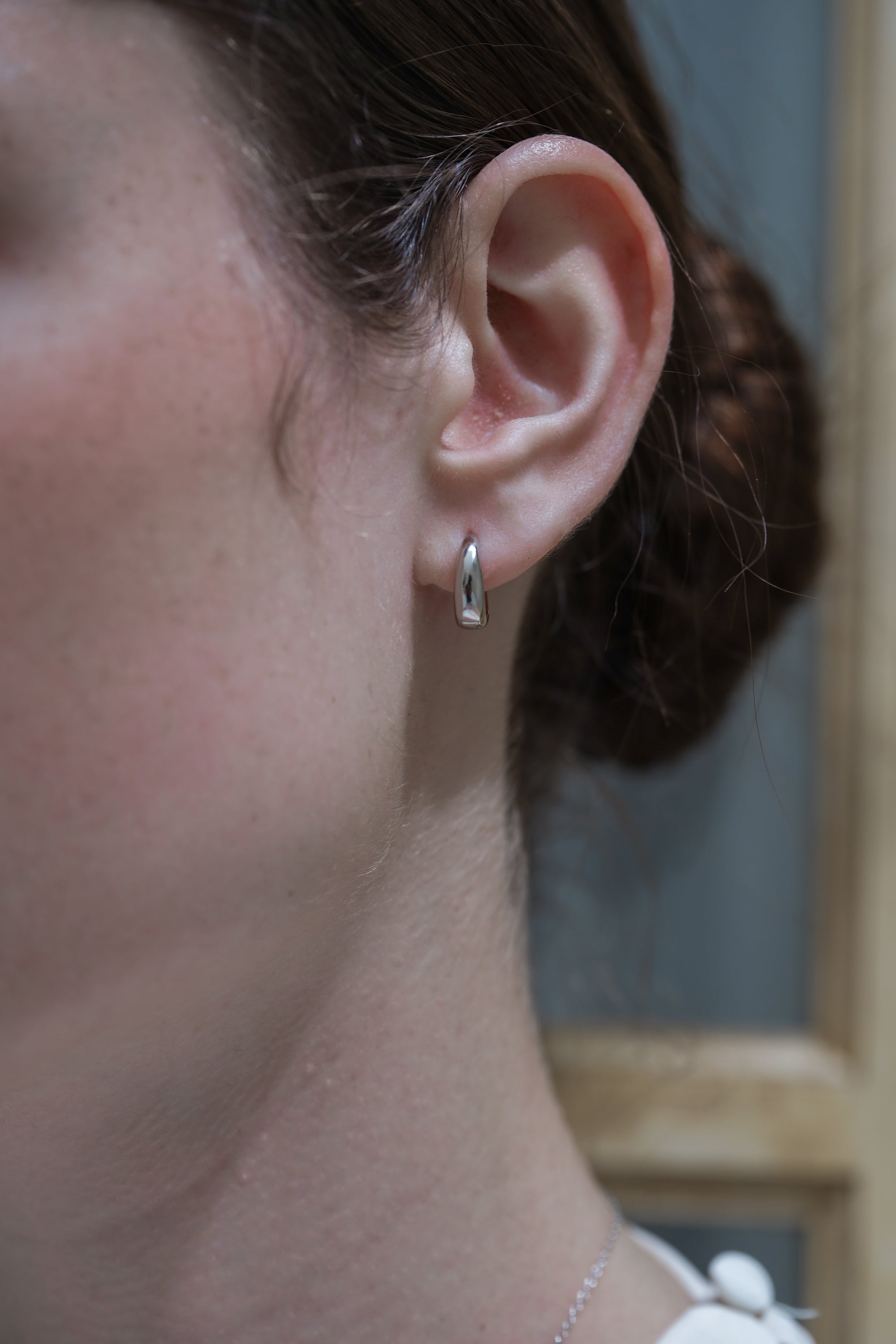 Luna Hoop Pierce | Silver