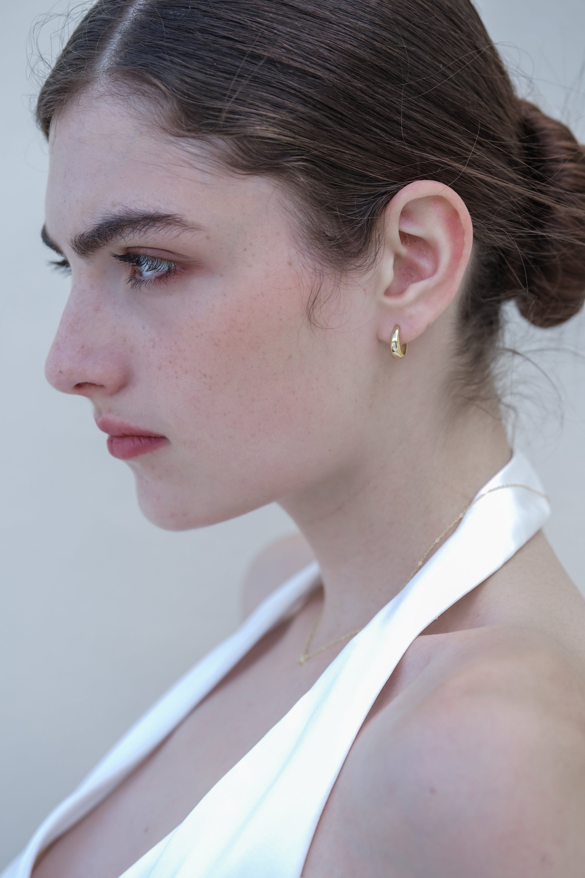 Luna Hoop Pierce | Gold