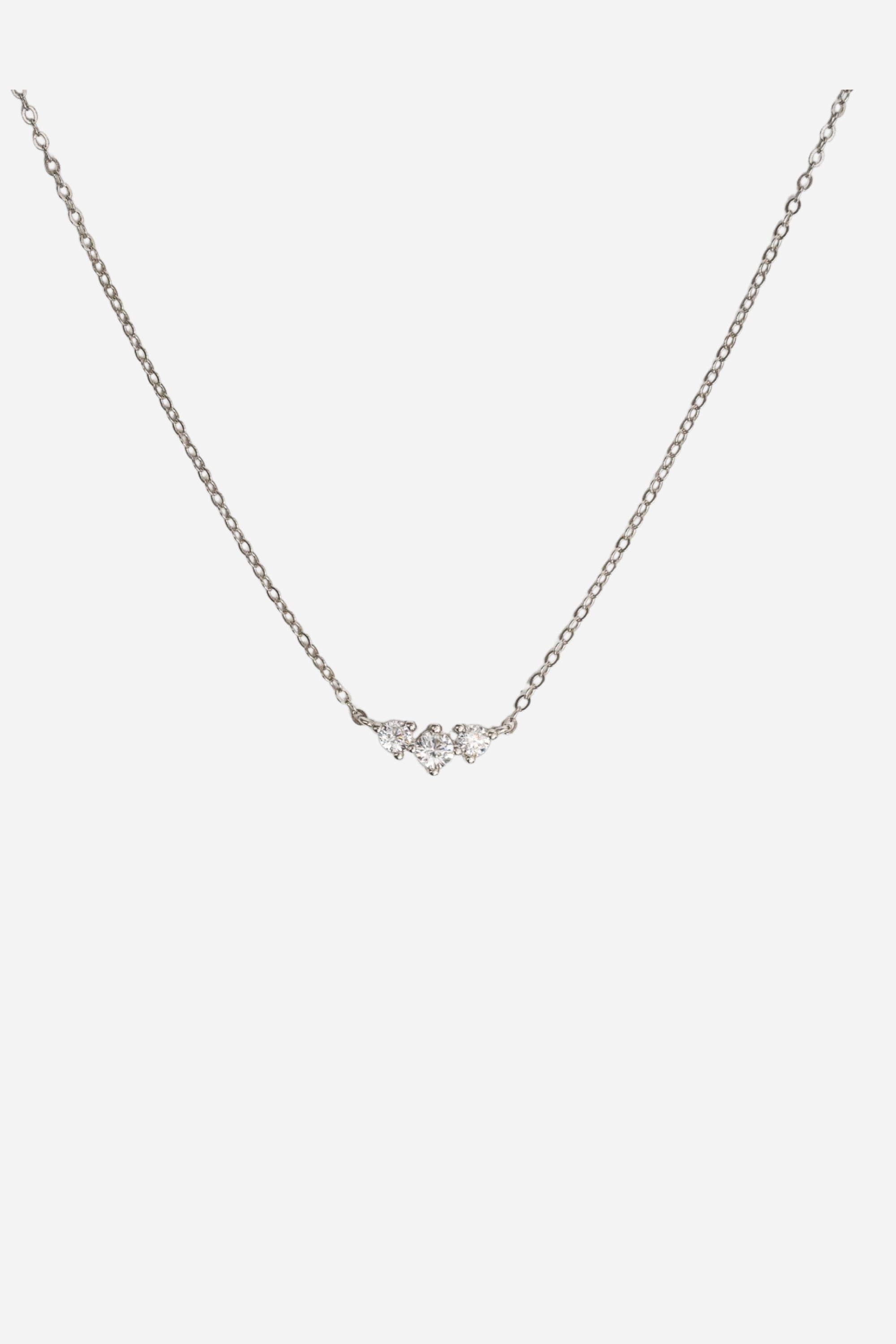 Three Bijou Necklace | Silver