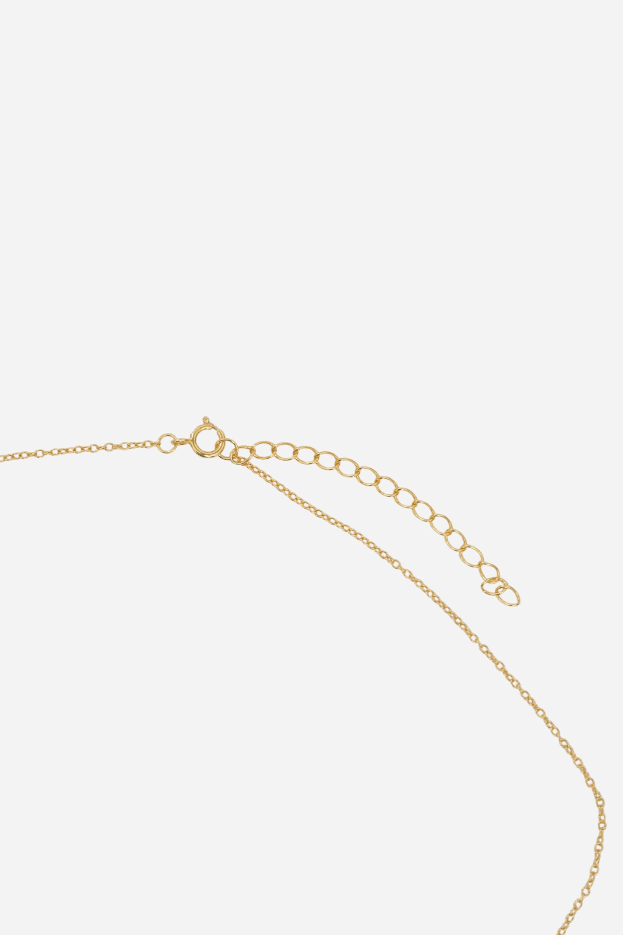 Sheer Y Heart Necklace | Gold